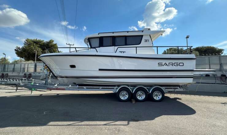 New 2025 SARGO 31 Aft Door handover