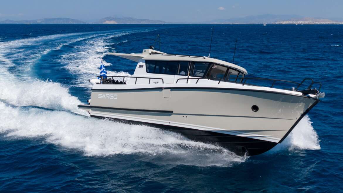 New 2026 SARGO 36 Aft Door handover