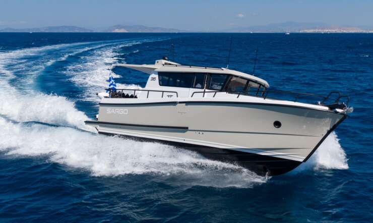 New 2026 SARGO 36 Aft Door handover