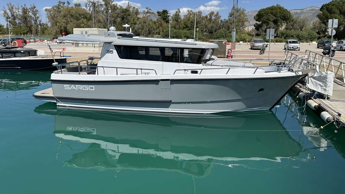 New 2024 SARGO 36 Aft Door handover