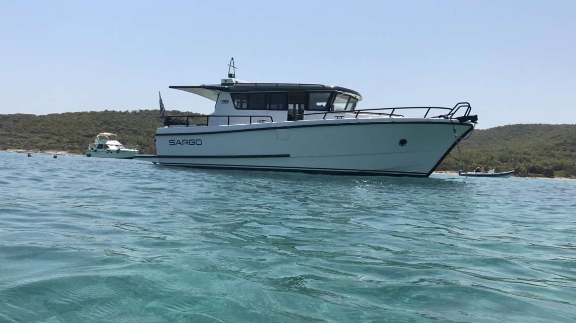 New 2021 SARGO 36 Aft Door handover