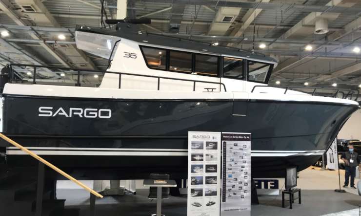 SARGO 36 on display at Athens International Boat Show 2021
