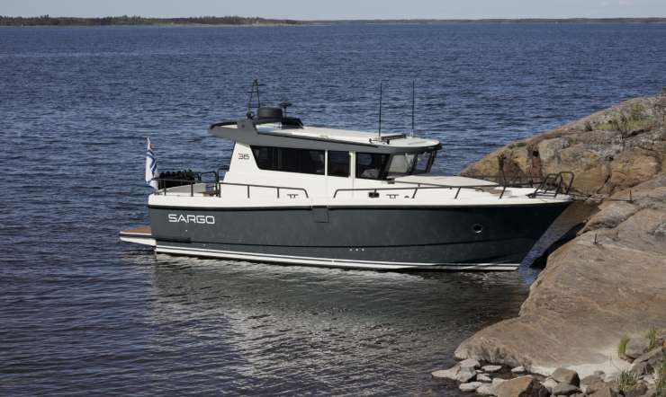 SARGO 36 on display at Athens International Boat Show